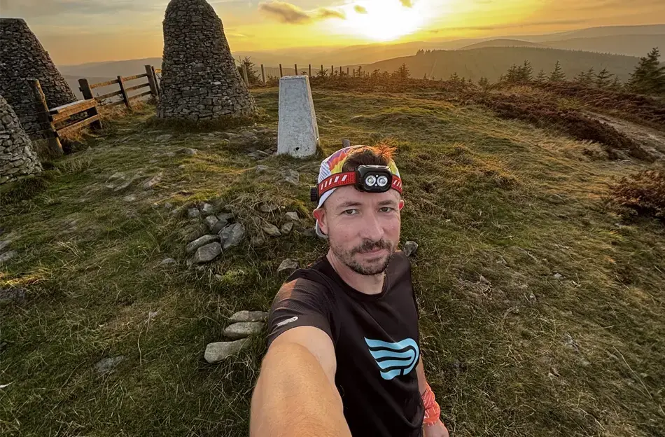 Andy painting ultramarathons