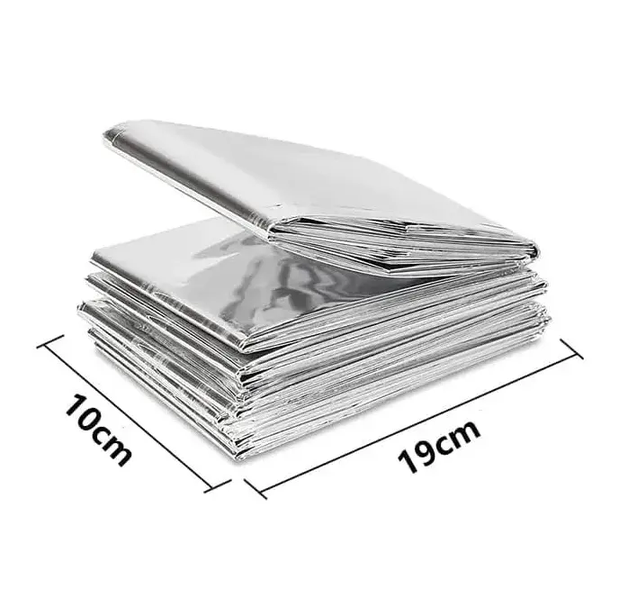Emergency foil blanket
