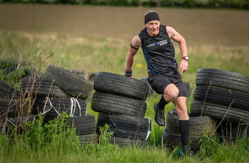 Running obstacle race