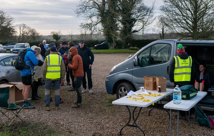 Yellow belly ultra volunteers